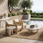 Kiva Outdoor Side Table White
