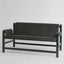 Riven Outdoor Occasional Sofa Black
