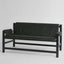 Riven Outdoor Occasional Sofa Black