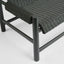 Riven Outdoor Occasional Sofa Black