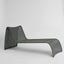 Riven Outdoor Sunlounge Black
