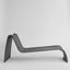 Riven Outdoor Sunlounge Black