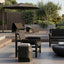 Riven Outdoor Sunlounge Black