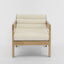 Ava Armchair Ivory Natural