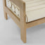 Ava Armchair Ivory Natural