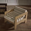 Ava Armchair Ivory Natural