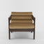 Ava Armchair Taupe & Dark Walnut