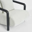 Argo Armchair Ecru with black frame Outdoor