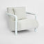Argo Armchair Ecru with white frame Outdoor