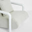 Argo Armchair Ecru with white frame Outdoor