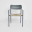 Casper Dining chair with Arms Black & Natural Weave Outdoor