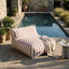 Lola Chaise Terracotta Stripe