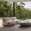 Lola Sofa Chair Section Terracotta Stripe