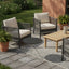 Trigg Outdoor Small Side Table
 Black