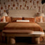 Arlo Bench Light Oak & Terrazzo