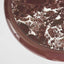 Nobo Side Table Matt Red Vein Marble/High Gloss