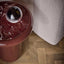 Nobo Side Table Matt Red Vein Marble/High Gloss
