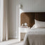 Sable Bedside Matt Brown Vein Marble/High Gloss