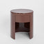 Nobo Bedside Matt Red Vein Marble/High Gloss
