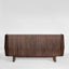 Bow 2 Door Buffet Dark Walnut