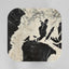 Noir Marble & Black Oak Side Table