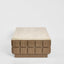 Porto Travertine & Walnut Coffee Table