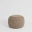 Cove Side Table/Storage Ottoman Oak/Brown