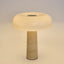 Morel Table Lamp Travertine