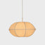 Saucer Pendant Small White/Natural with Electrical cord & fitting