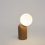 Lumeo Metal + Glass Table Lamp Clay
