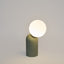 Lumeo Metal + Glass Table Lamp Sky Blue