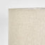 Java Cylinder Lamp Shade Linen Light Natural 