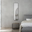 Elle 120cm Rectangle Leaning Wall Mirror Black
