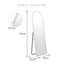 Cindy 165cm Arched Standing Full Length Mirror White