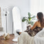 Cindy 165cm Arched Standing Full Length Mirror White