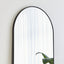 Cindy XL 180cm Arch Mirror Black