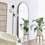 Cindy XL 180cm Arch Mirror Black