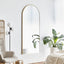 Cindy XL 180cm Arch Mirror Gold