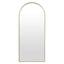Cindy XL 180cm Arch Mirror Gold