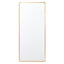 180cm Elle XL Rectangle Mirror Gold