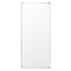 Elle XL 180cm Rectangle Mirror White