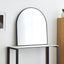 Naomi 85cm Large Arch Mirror Black