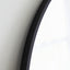 Naomi 85cm Large Arch Mirror Black