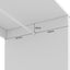 White 2-Piece White Modular Wardrobe Set with Hanging Rails