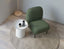 Moulon Lounge Chair - Kelp Green - Brushed Matt Bronze Legs