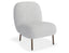 Moulon Lounge Chair - Stone Boucle - Brushed Matt Bronze Legs