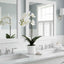 Artificial Orchid in Clay Pot 84cm White - House of Isabella AU