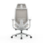 Mesh Office Chair - Light Grey with Headrest