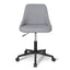 Grey Fabric Office Chair - Black Base