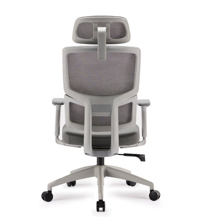 Mesh Ergonomic Office Chair with Headrest - Grey